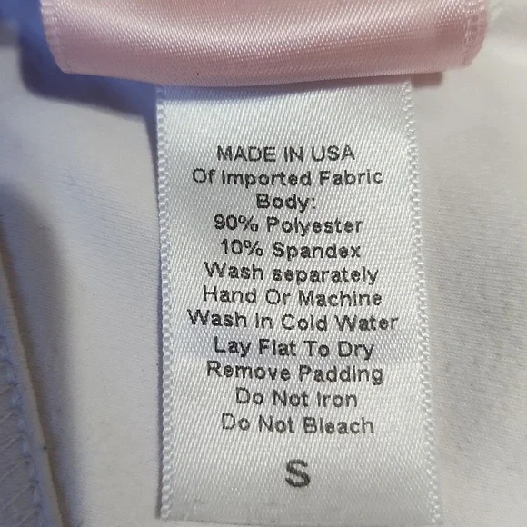 Bombshell Sportswear White Sports Bra - Picture 3 of 8